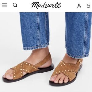 Madewell crossover sandals new